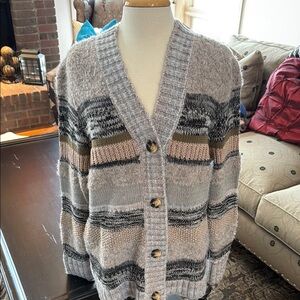CAbi Multi-Color Boyfriend Cardigan